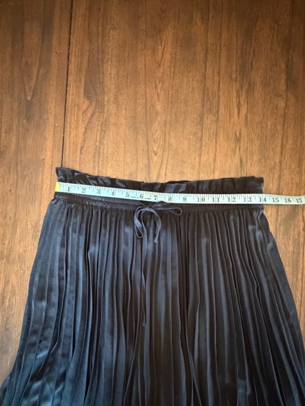 NWT Pleated Palazzo Pants Black by Wishlist Apparel Party Occasion, Size M/L - Picture 12 of 13
